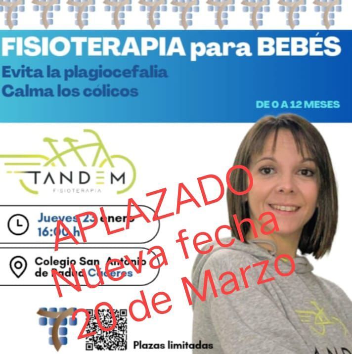 Fisioterapia para Bebés aplazada
