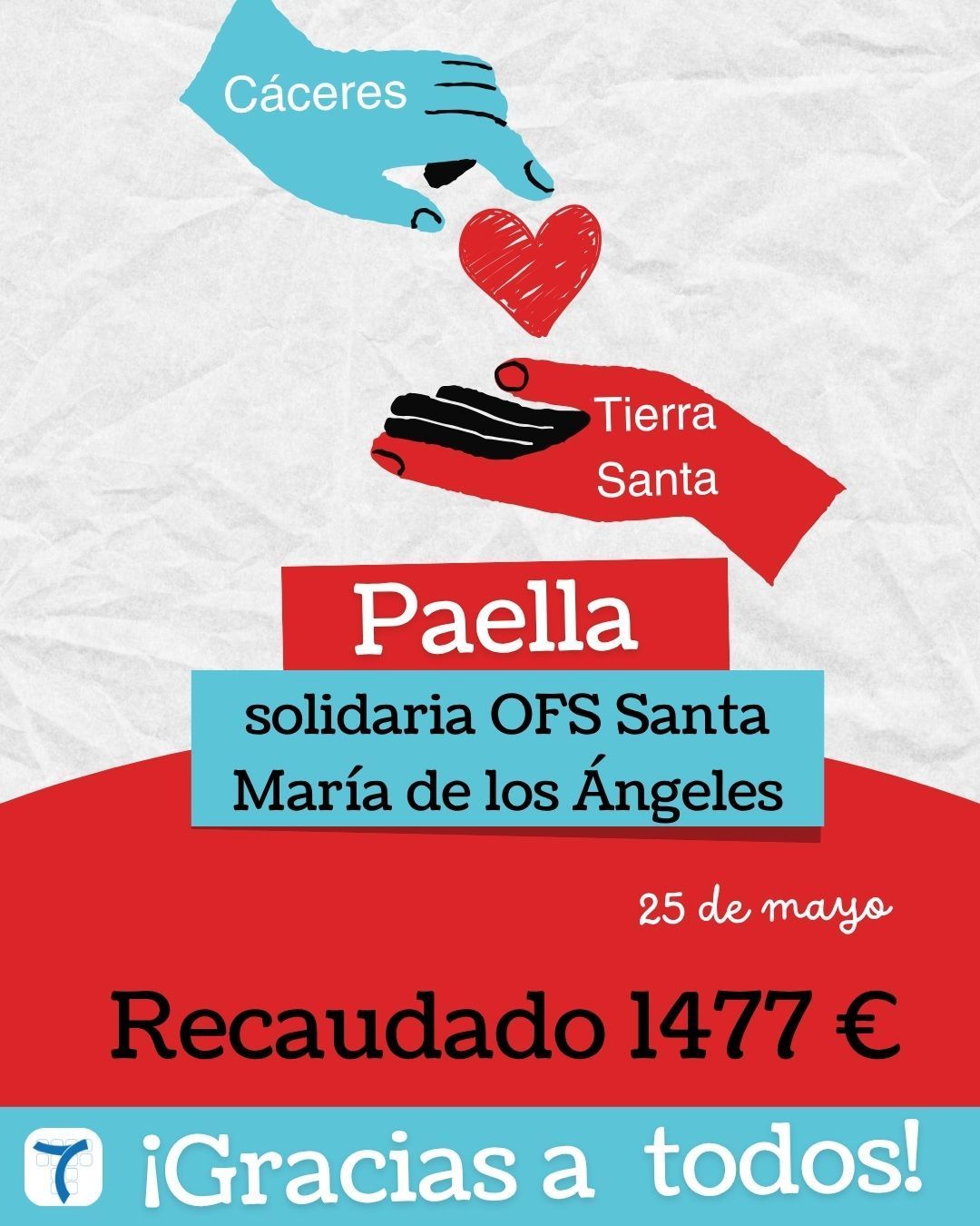 Paella solidaria en Santo Domingo