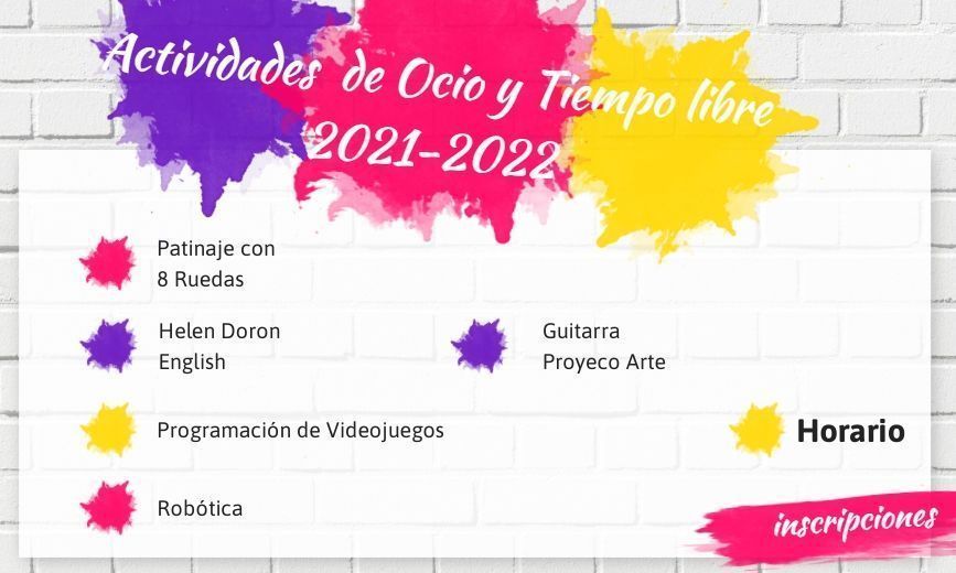 Horario Extraescolares